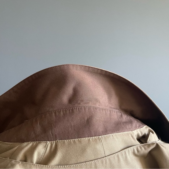 Vintage Sanyo Camel Trench Coat Old Money Quiet Luxury Longline Minimalist - Picture 10 of 10